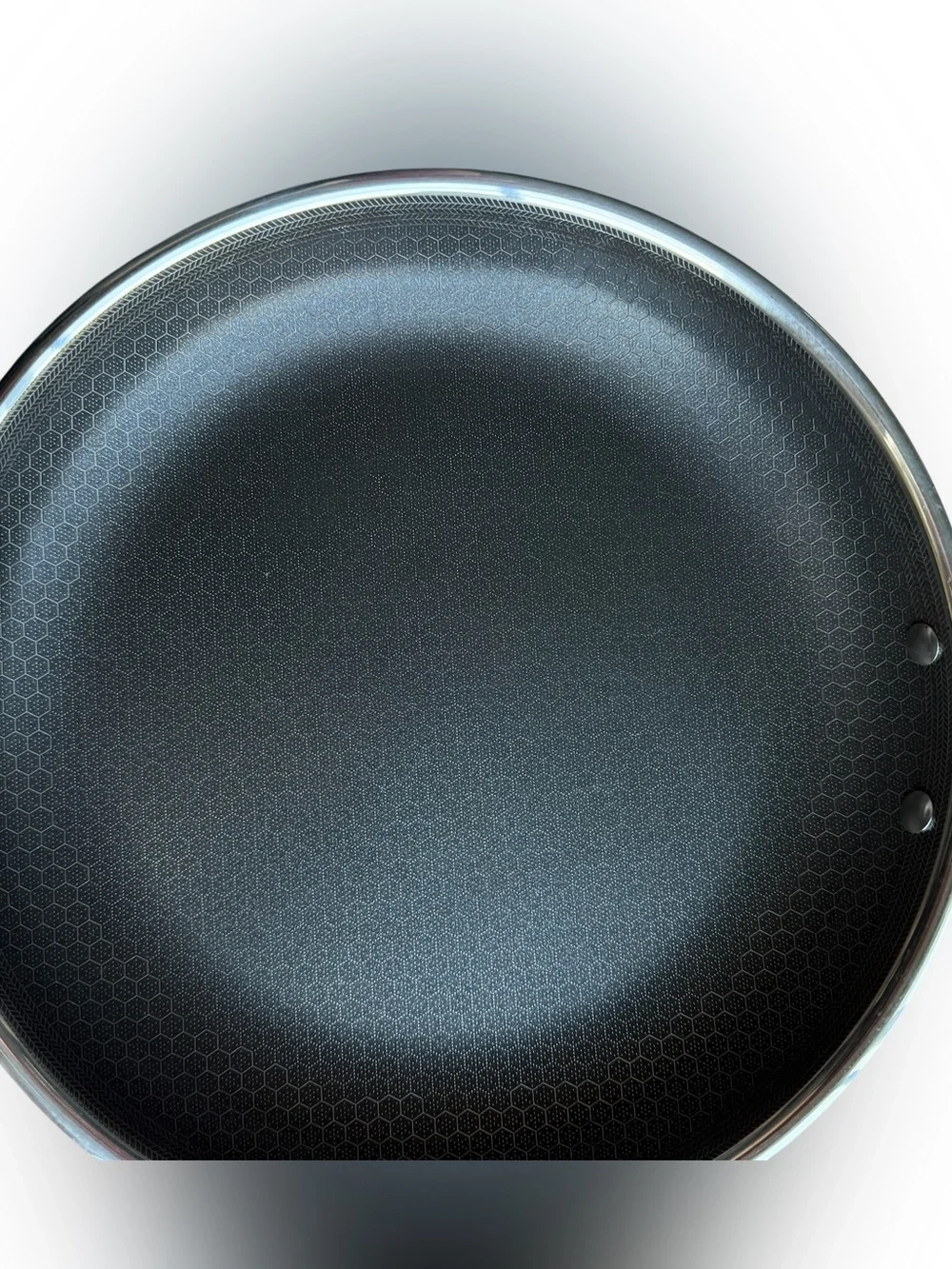 HexClad 12” Hybrid Stainless Steel Nonstick Fry Pan Skillet